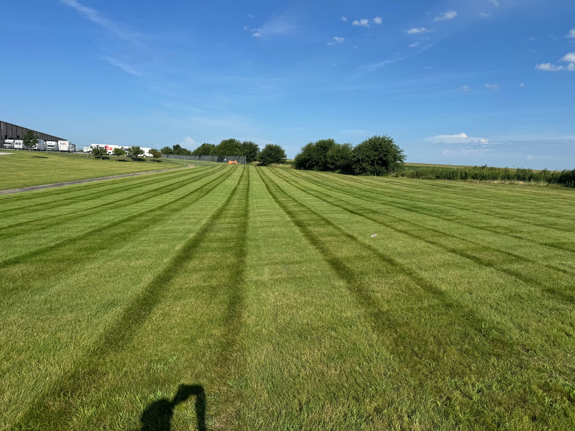 Gallery photos for Weekly Commercial Lawn Mowing at a Grimes Trucking Facility: Image #7