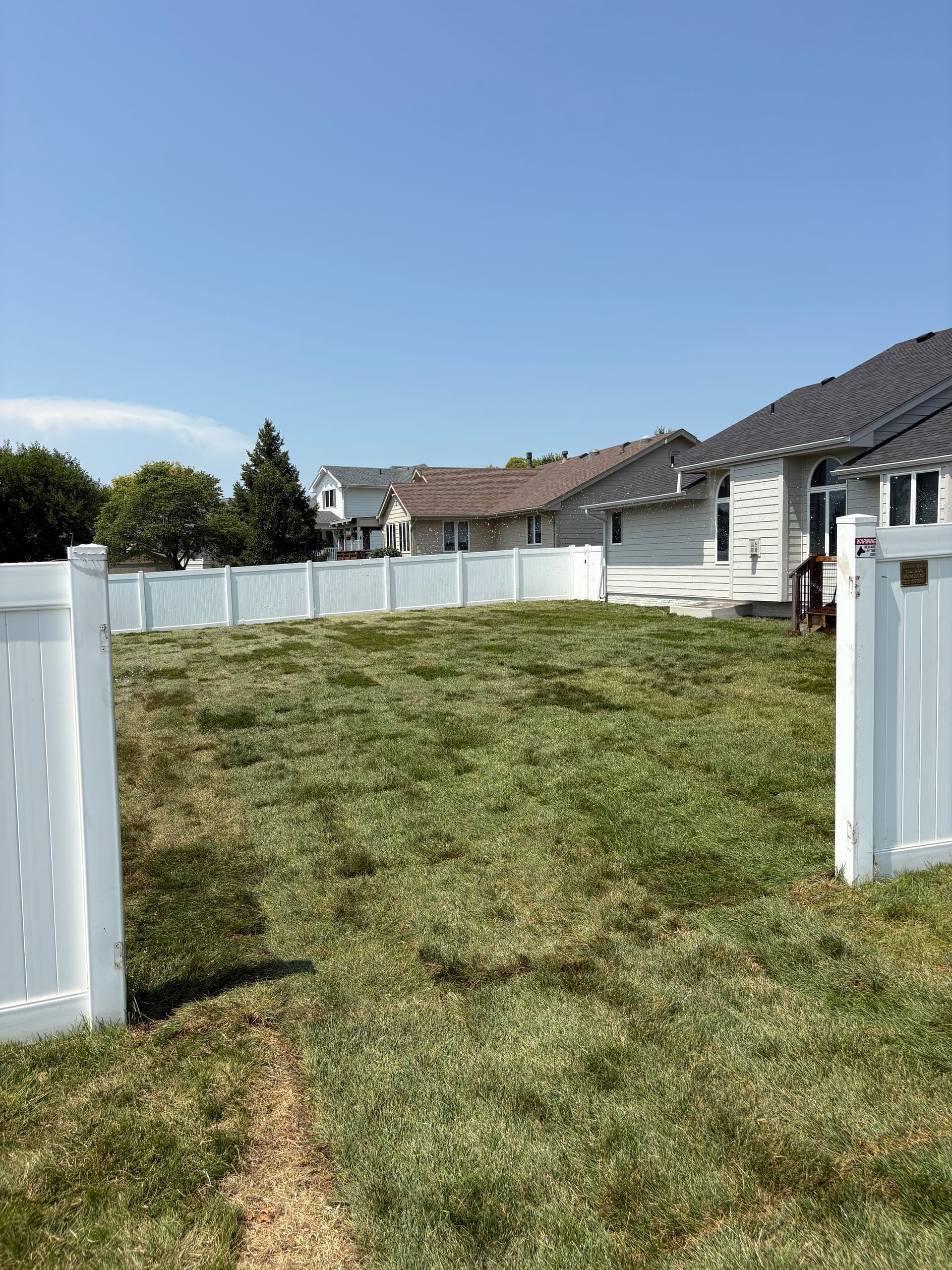 Gallery photos for Full Backyard Sod Install With Regrading and Sprinkler Work: Image #6