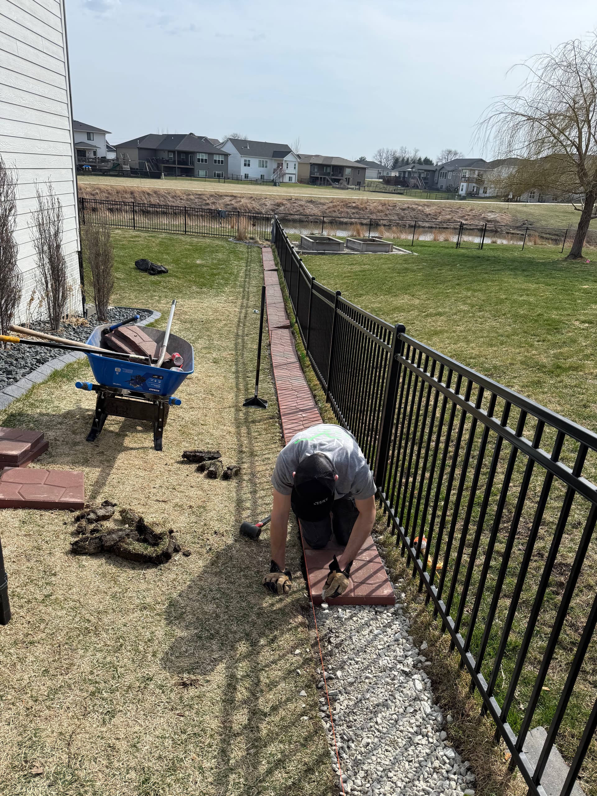 Gallery photos for Paver Path Built for Dogs Who Run Hard: Image #5