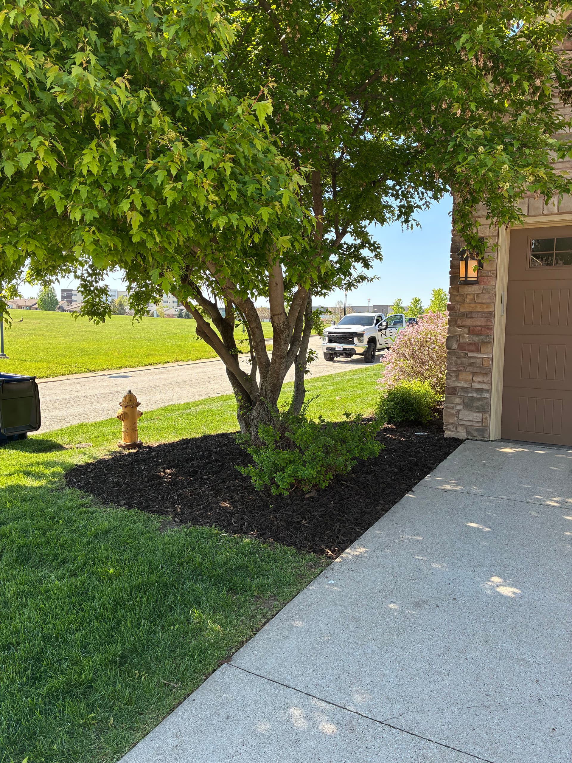 Gallery photos for Fresh Mulch and Clean Bed Edges Give This Property a New Look: Image #2