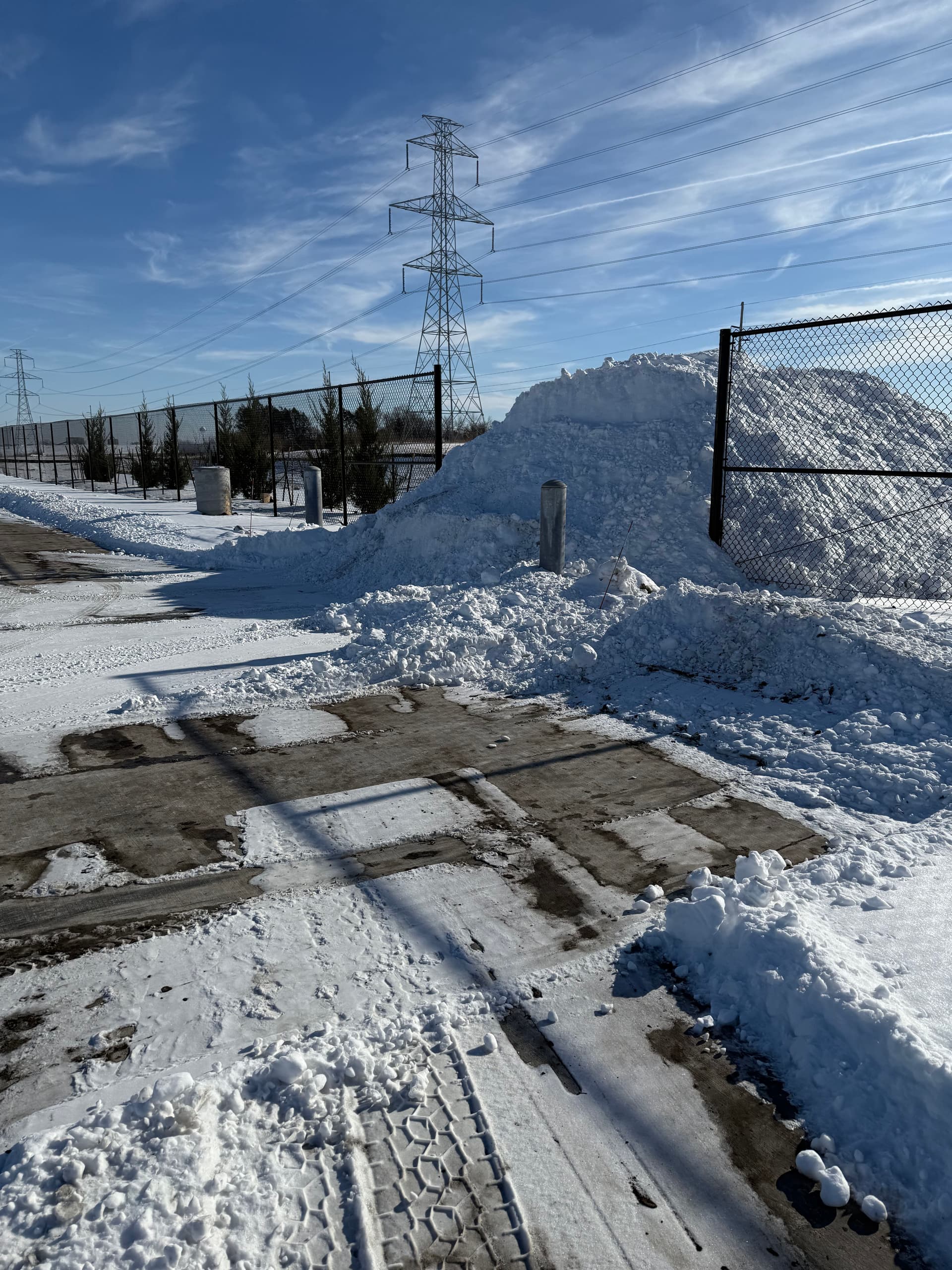 Gallery photos for Commercial Snow Removal Keeping a 12-Acre Lot Open in Grimes Iowa: Image #2