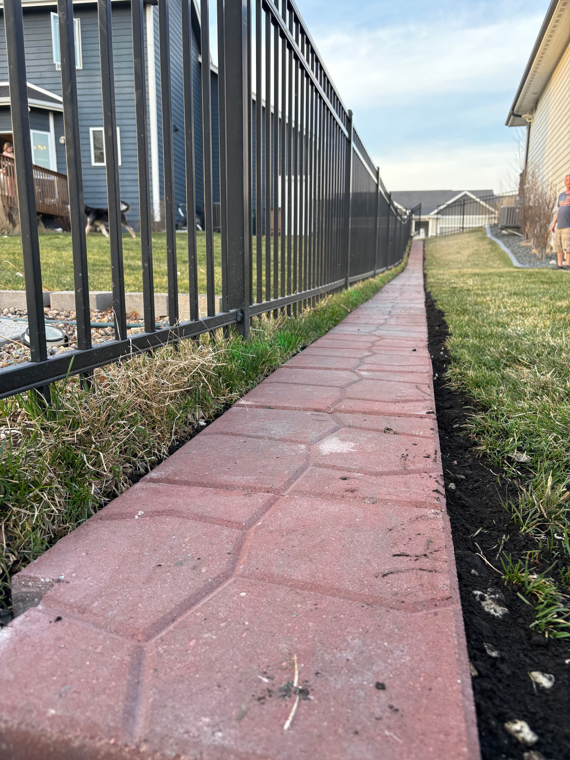 Gallery photos for Paver Path Built for Dogs Who Run Hard: Image #3