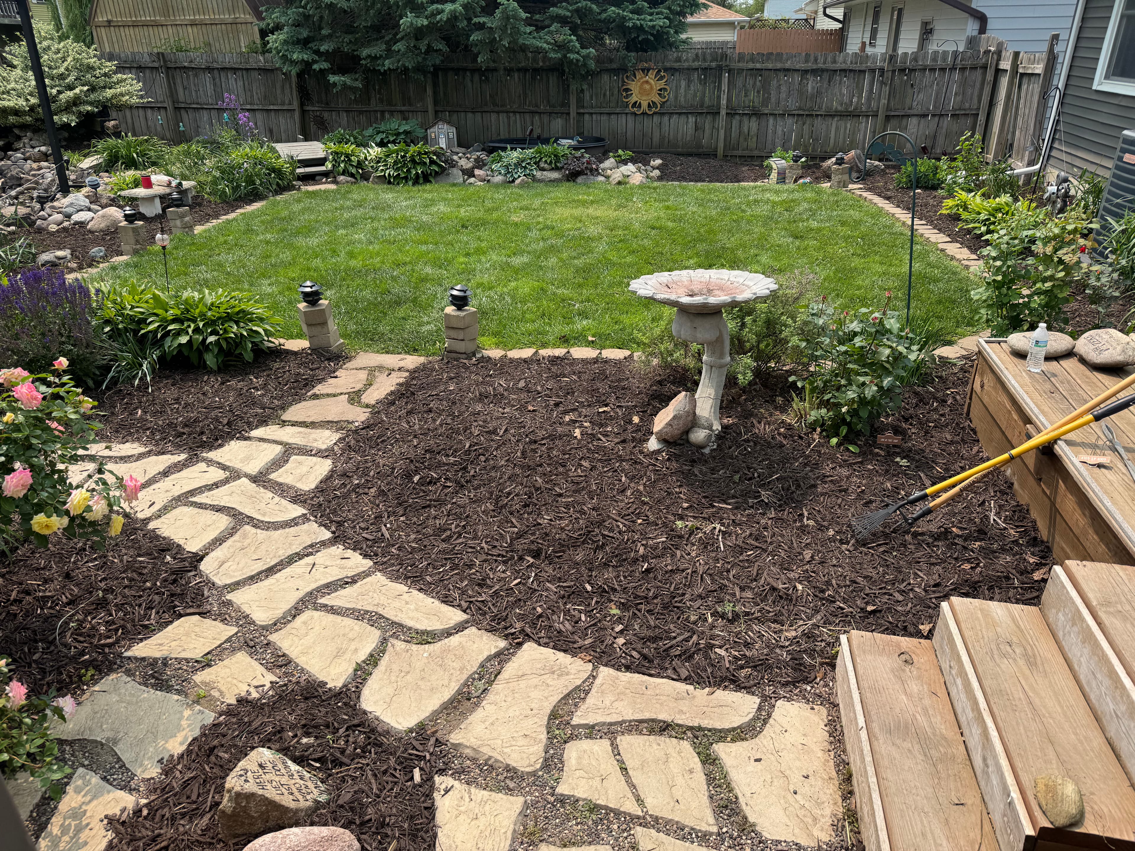 Project Overgrown Backyard Cleaned Up and Made Market Ready image