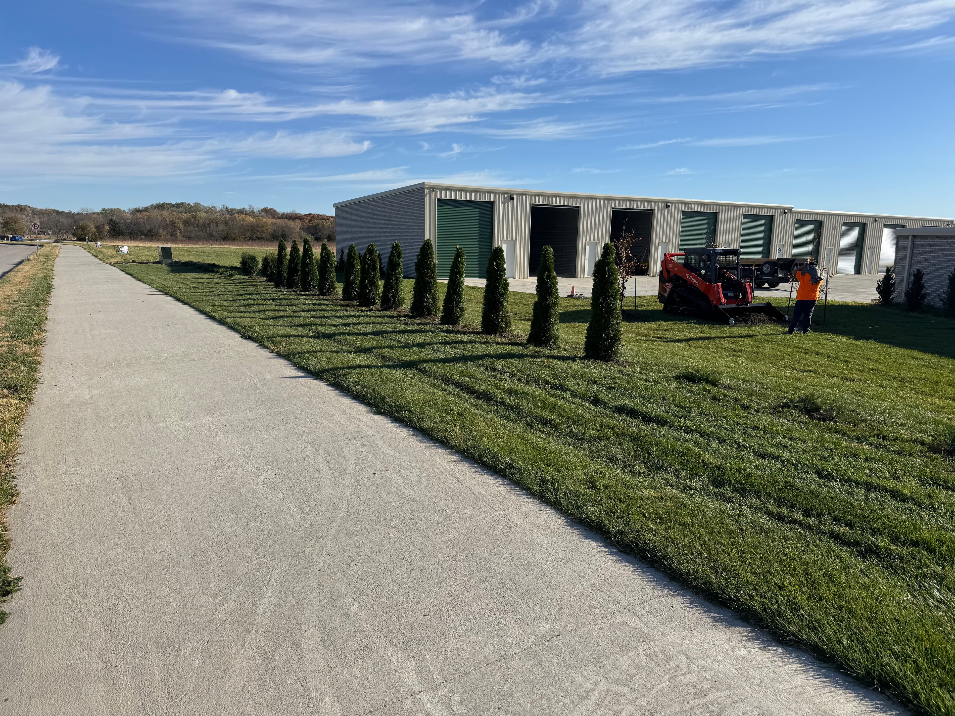 Project 40 Trees and Shrubs Planted at Carlisle Storage Facility image