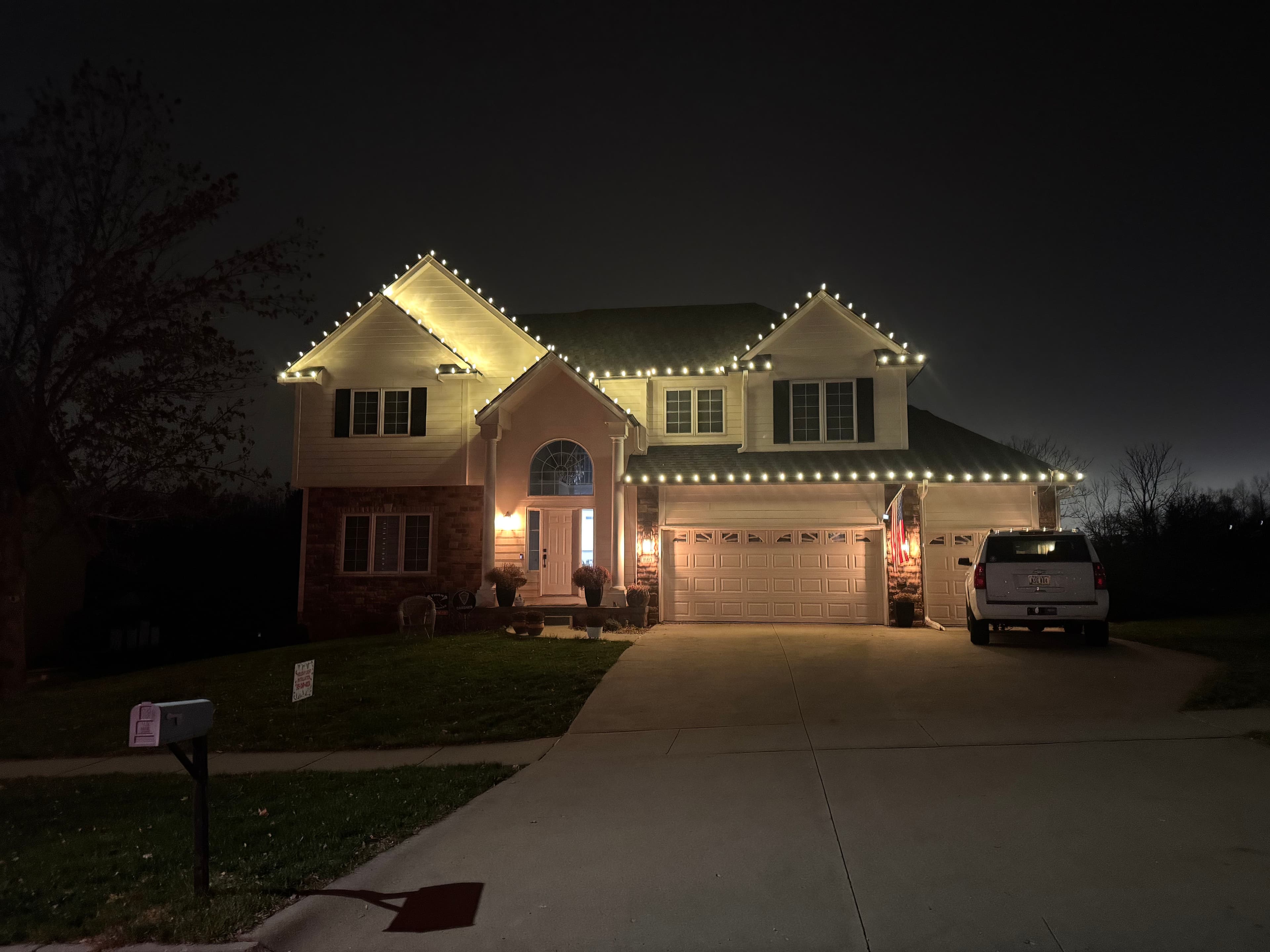 Project Two West Des Moines Homes Lit Up the Whole Street image
