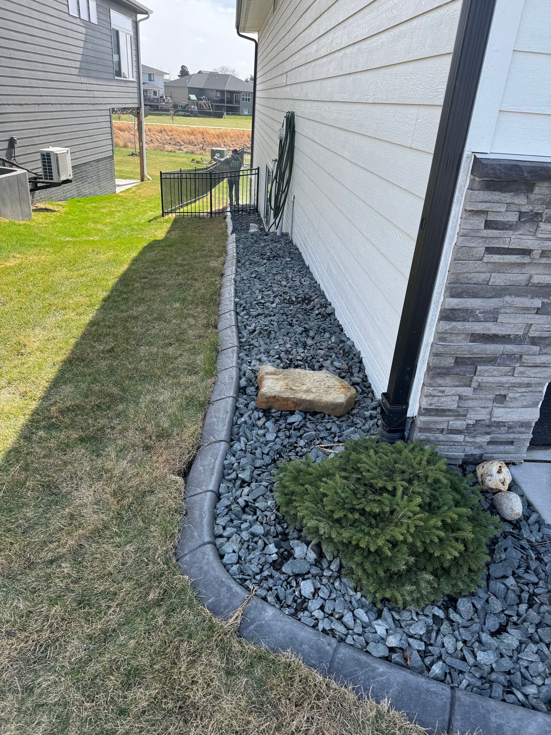 Trap Rock Landscape Makeover in Altoona Iowa image