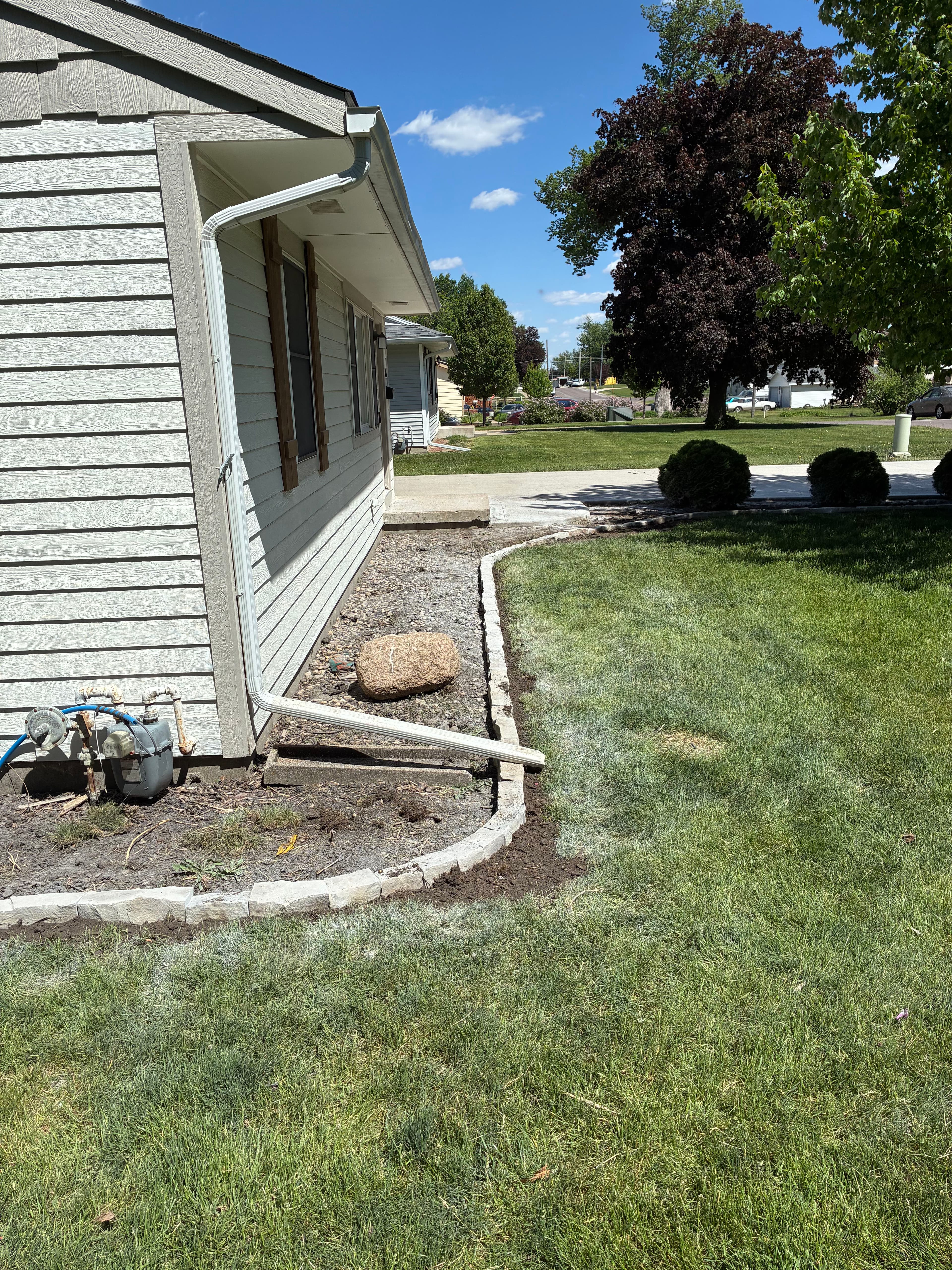 Project Natural Stone Bed Edging Done Right in Madrid, Iowa image