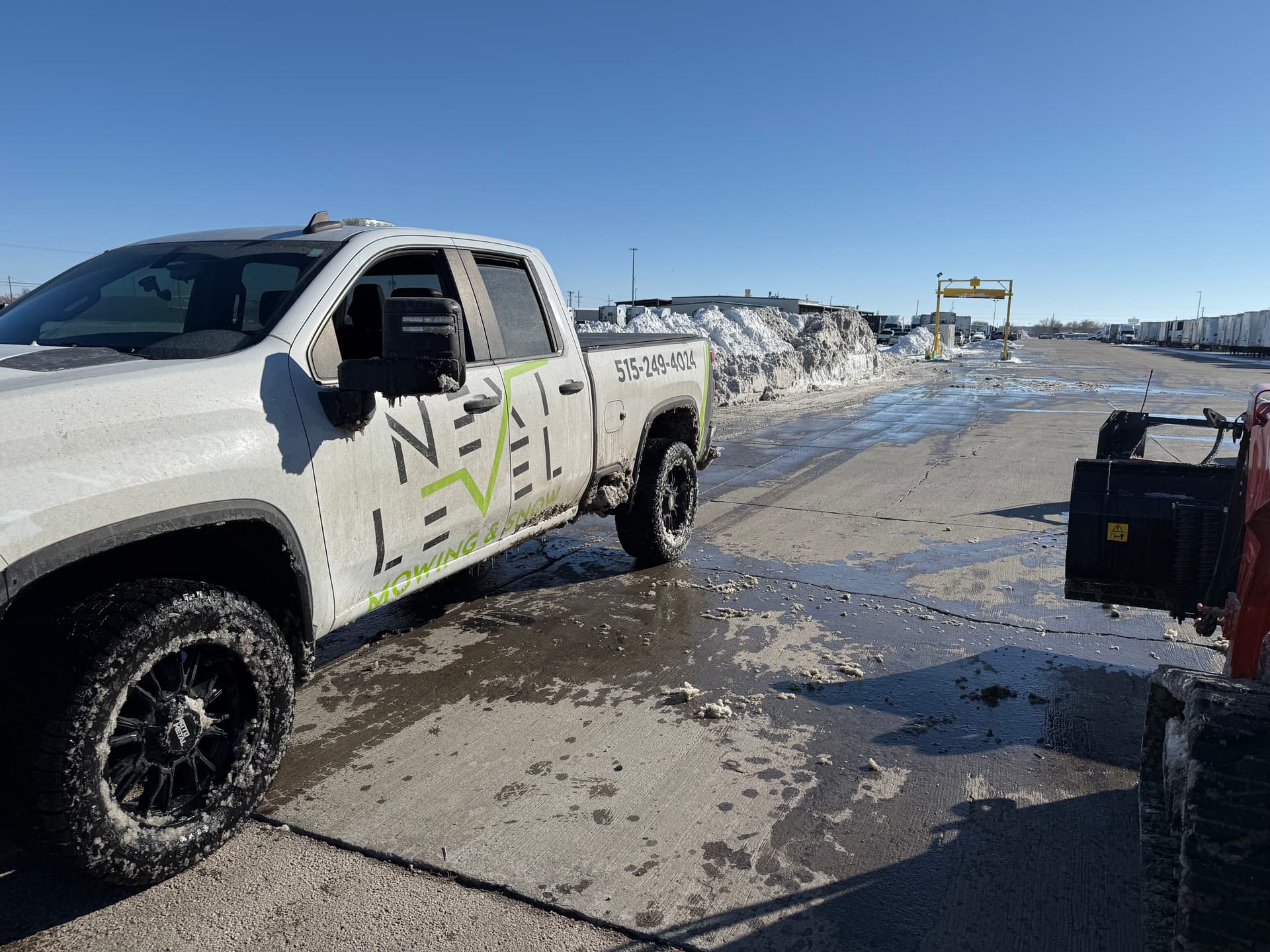 Next Level Mowing Takes Commercial Snow Removal Across Texas image