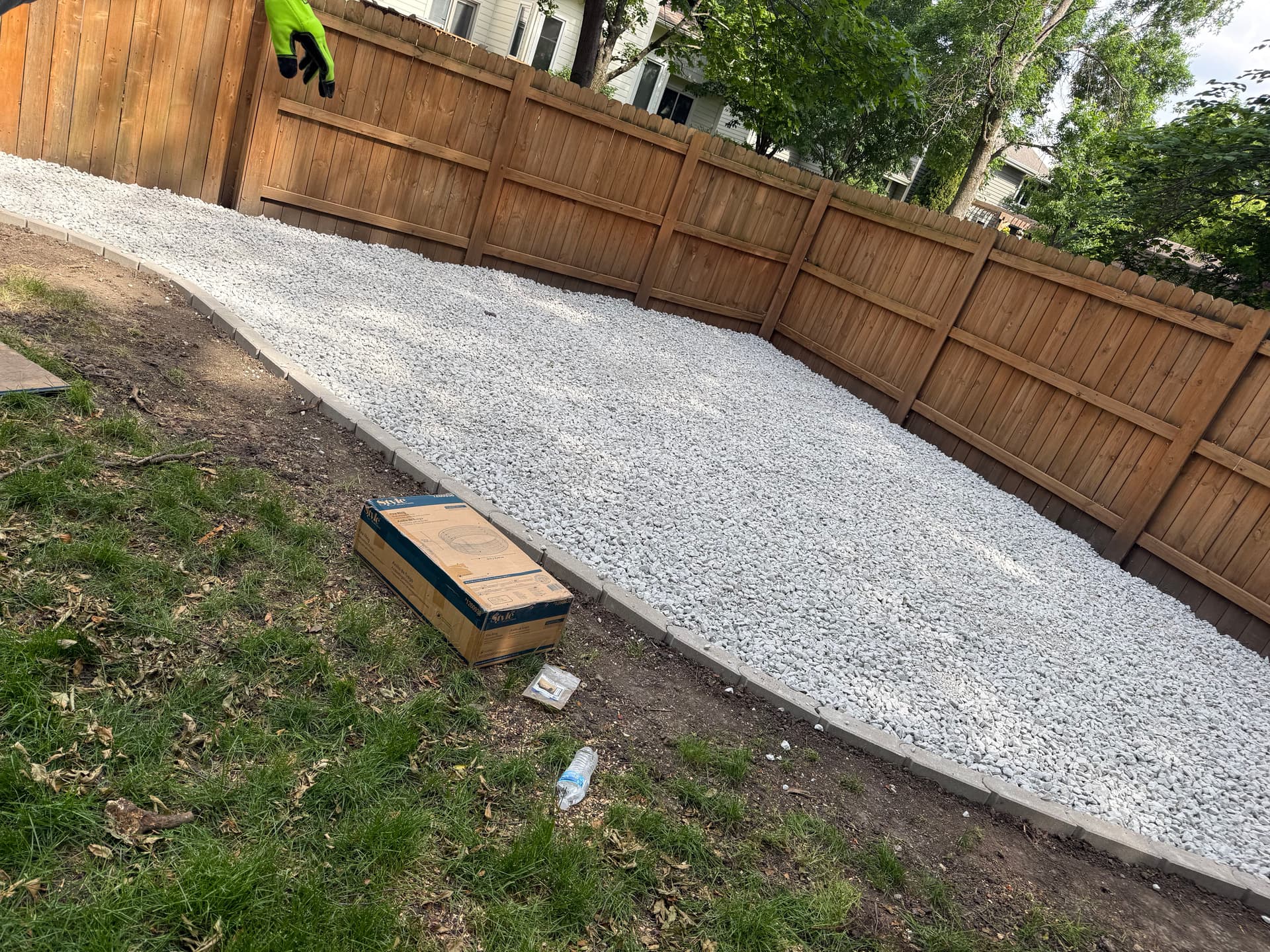 Gallery photos for Muddy Backyard Gets a Rock and Edging Overhaul: Image #3
