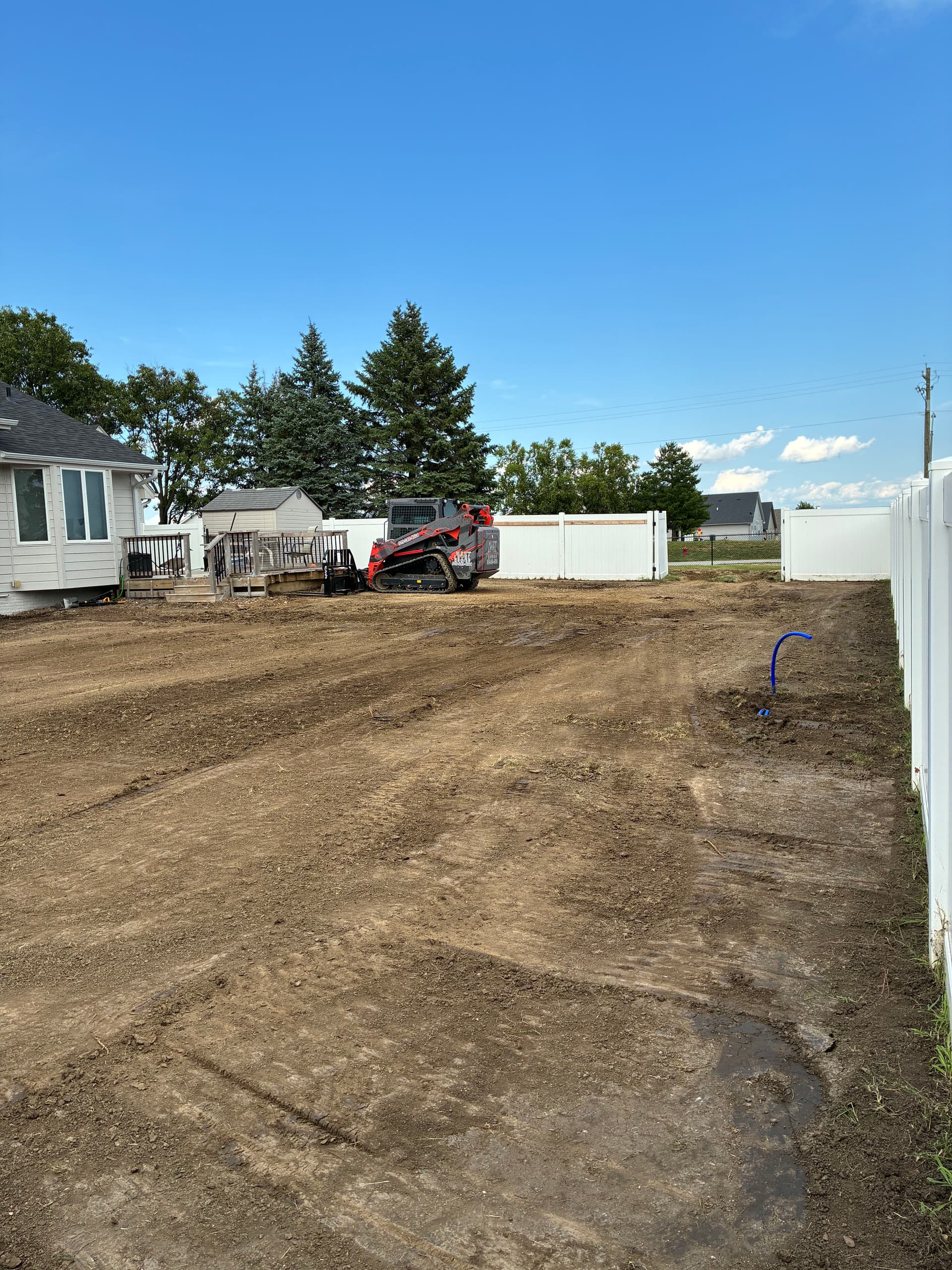 Gallery photos for Backyard Stripped, Graded, and Ready for Fresh Black Dirt: Image #2
