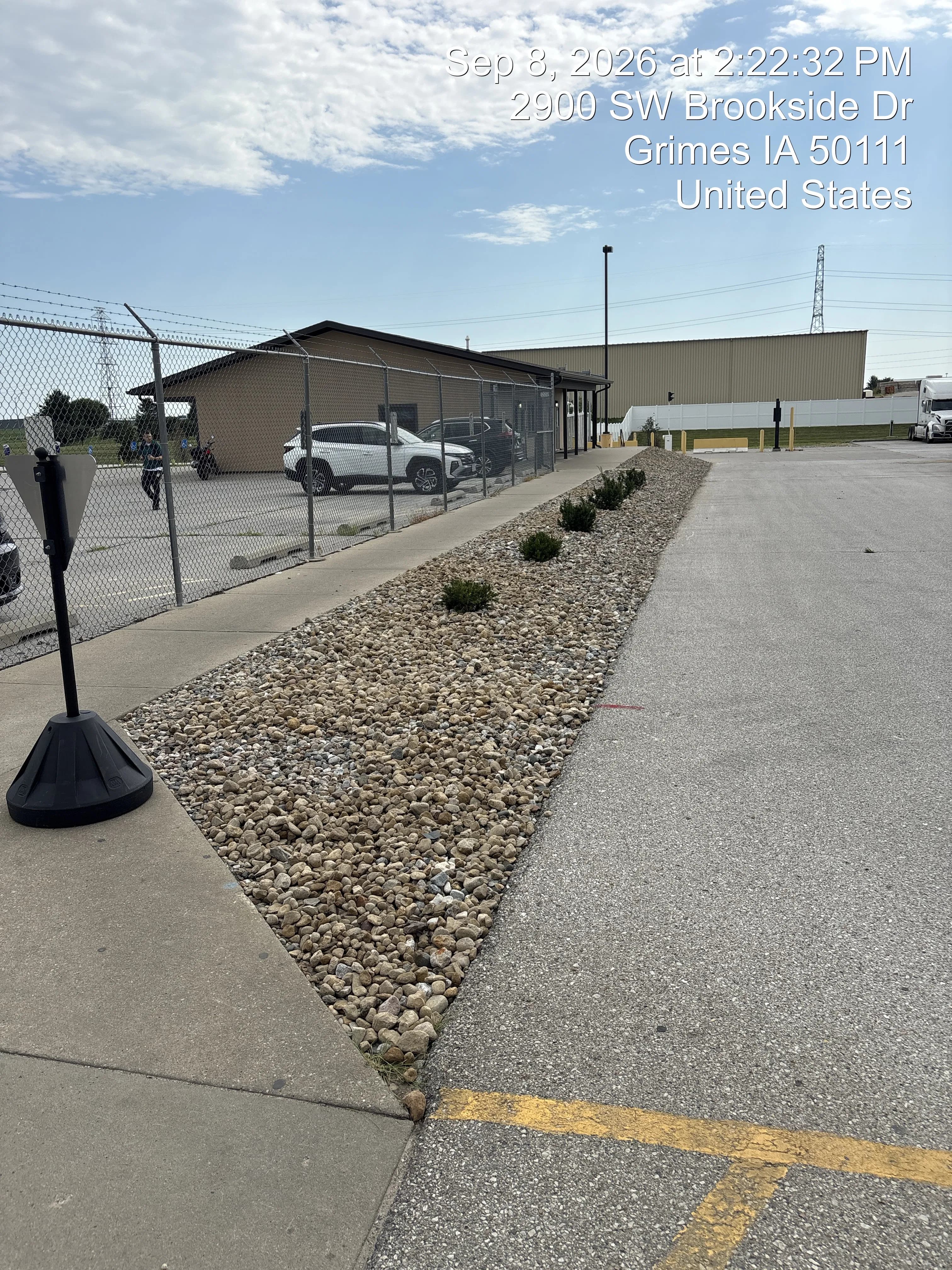 Project Rock Bed Touch-Up and Fall Overseeding at Grimes Commercial Site image