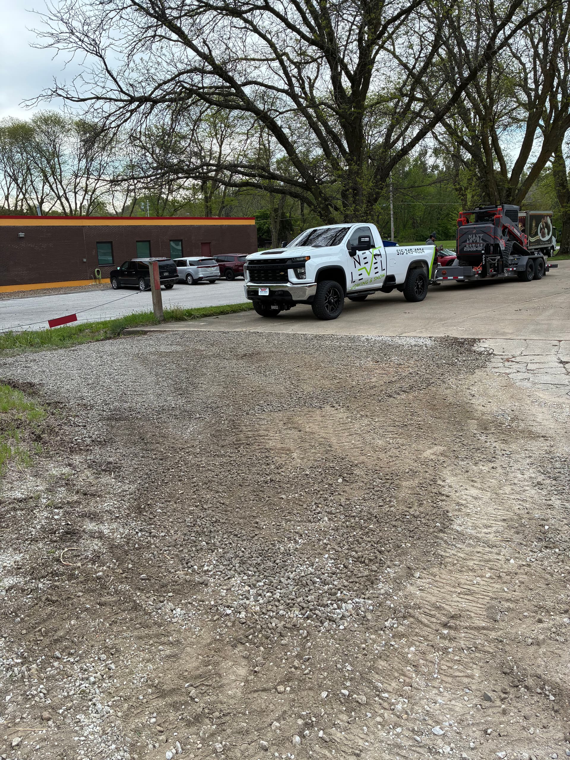 20 Tons of Gravel Fixes a Soggy Shop Lot in Central Des Moines