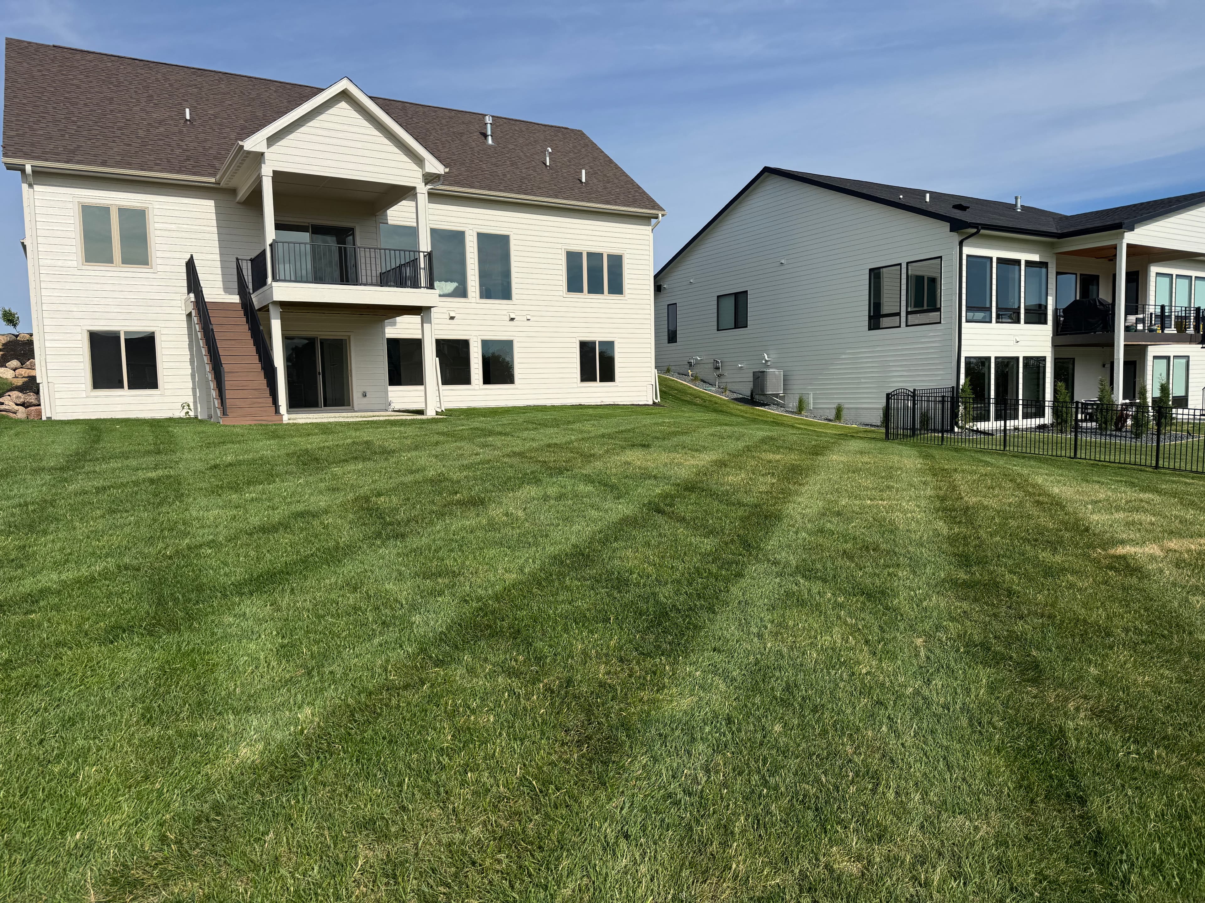 Project Fresh Stripes on a New Construction Lawn in Norwalk image