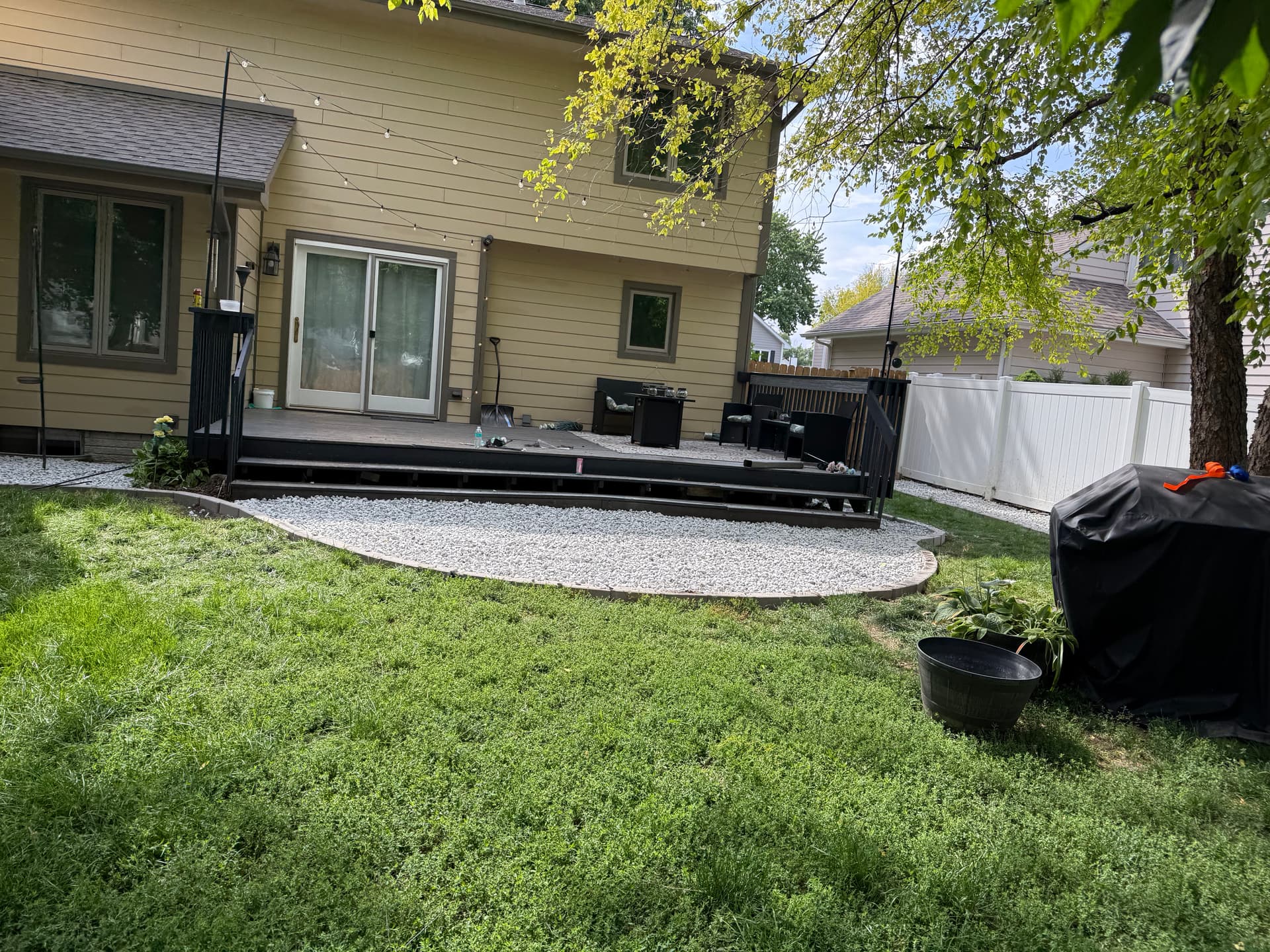 Gallery photos for Muddy Backyard Gets a Rock and Edging Overhaul: Image #1