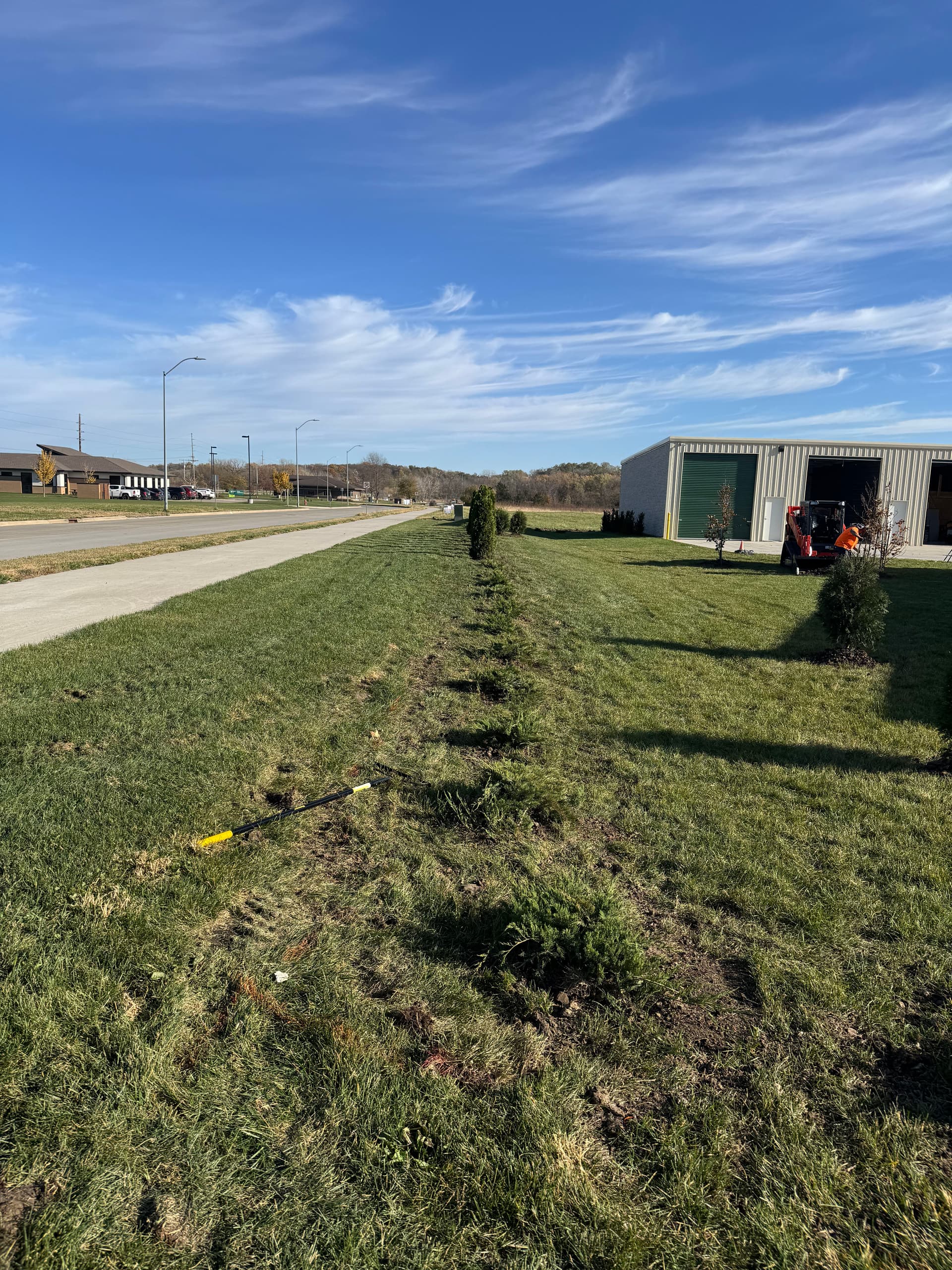 Gallery photos for 40 Trees and Shrubs Planted at Carlisle Storage Facility: Image #3