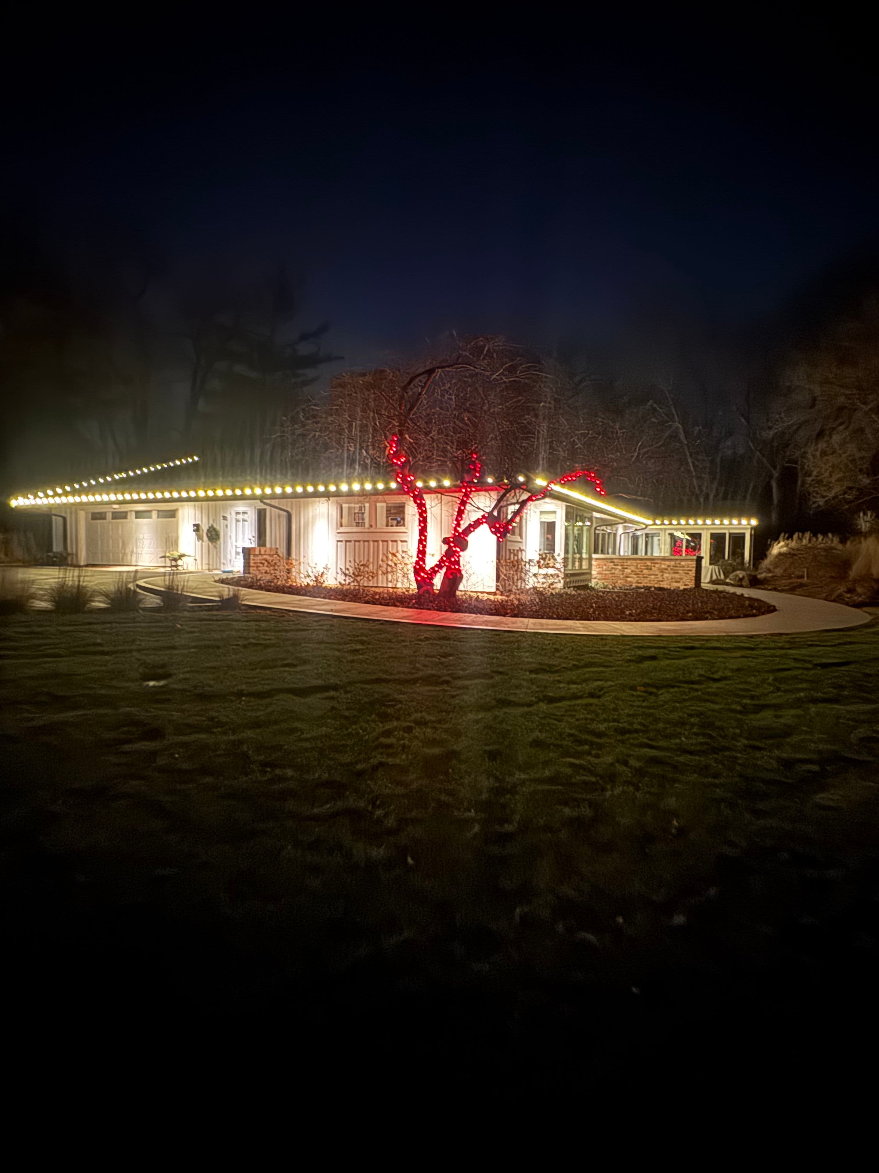 Project Christmas Light Installation That Makes a Des Moines Home Glow image