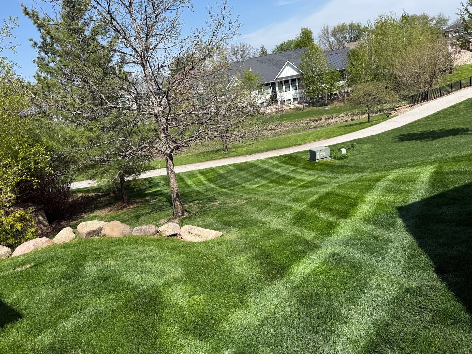 Gallery photos for Striped HOA Lawn Mowing Done Right in West Des Moines: Image #1