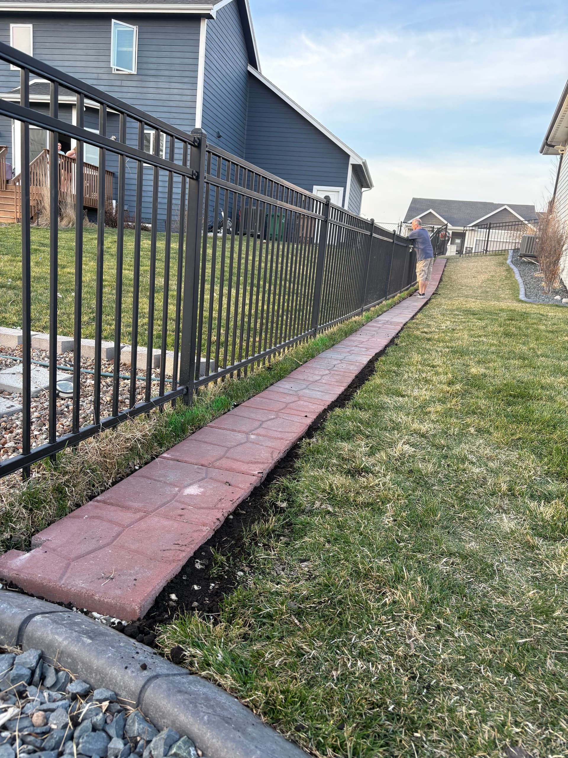 Paver Path Built for Dogs Who Run Hard image