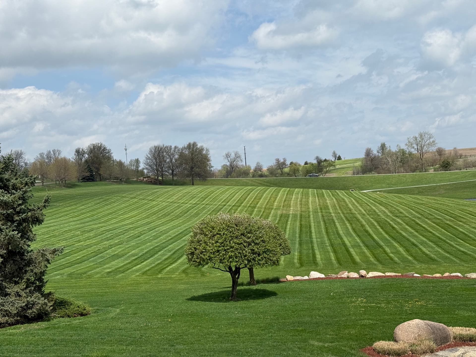 Gallery photos for Weekly Lawn Mowing on a 35-Acre Lot in Norwalk Iowa: Image #2