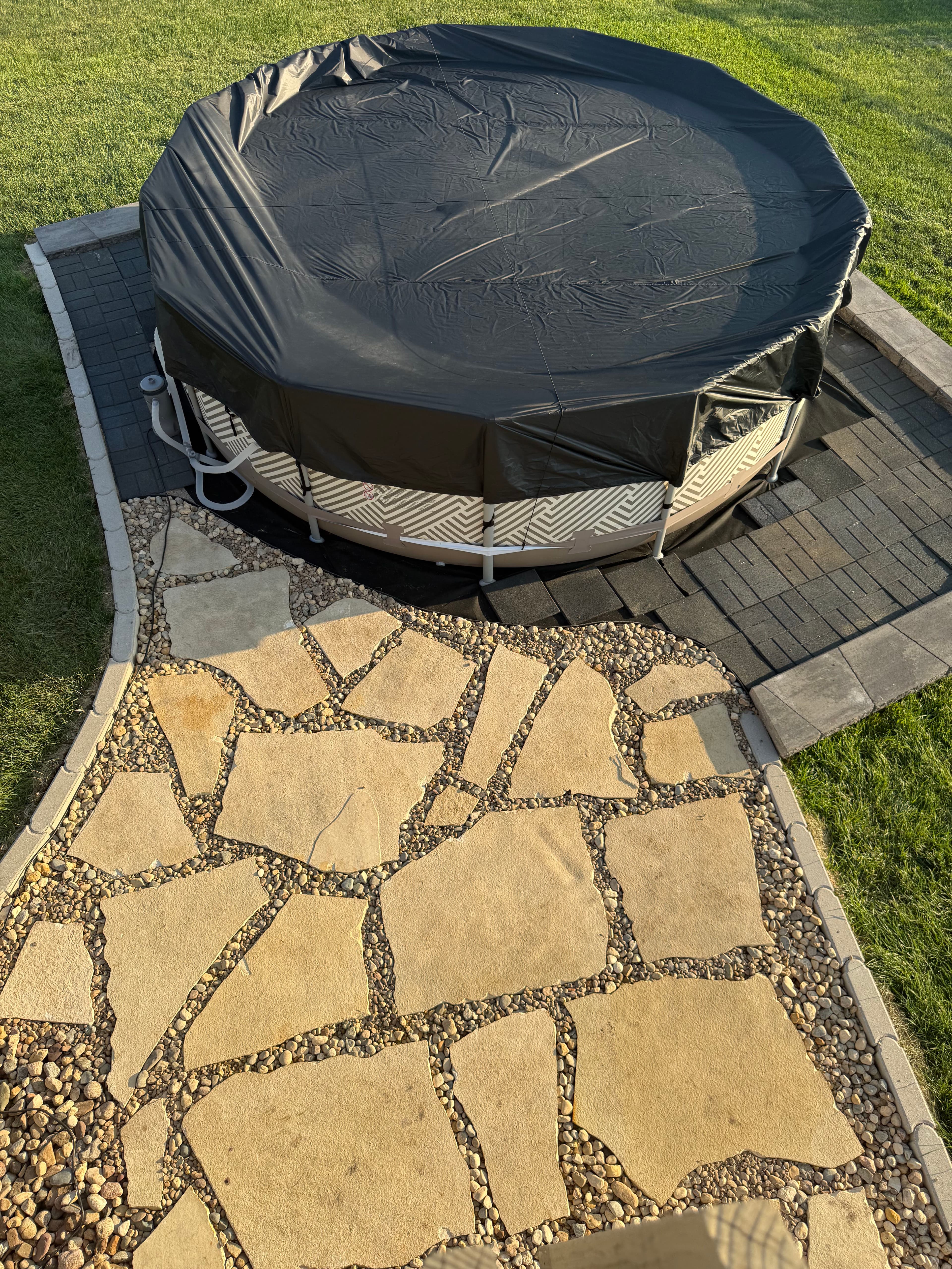 Project Above-Ground Pool Pad Done Right in Bondurant image