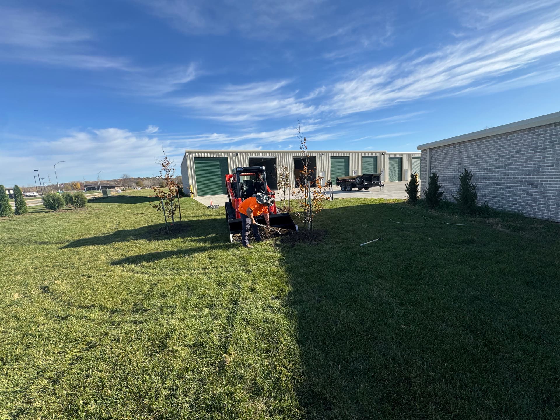 Gallery photos for 40 Trees and Shrubs Planted at Carlisle Storage Facility: Image #5