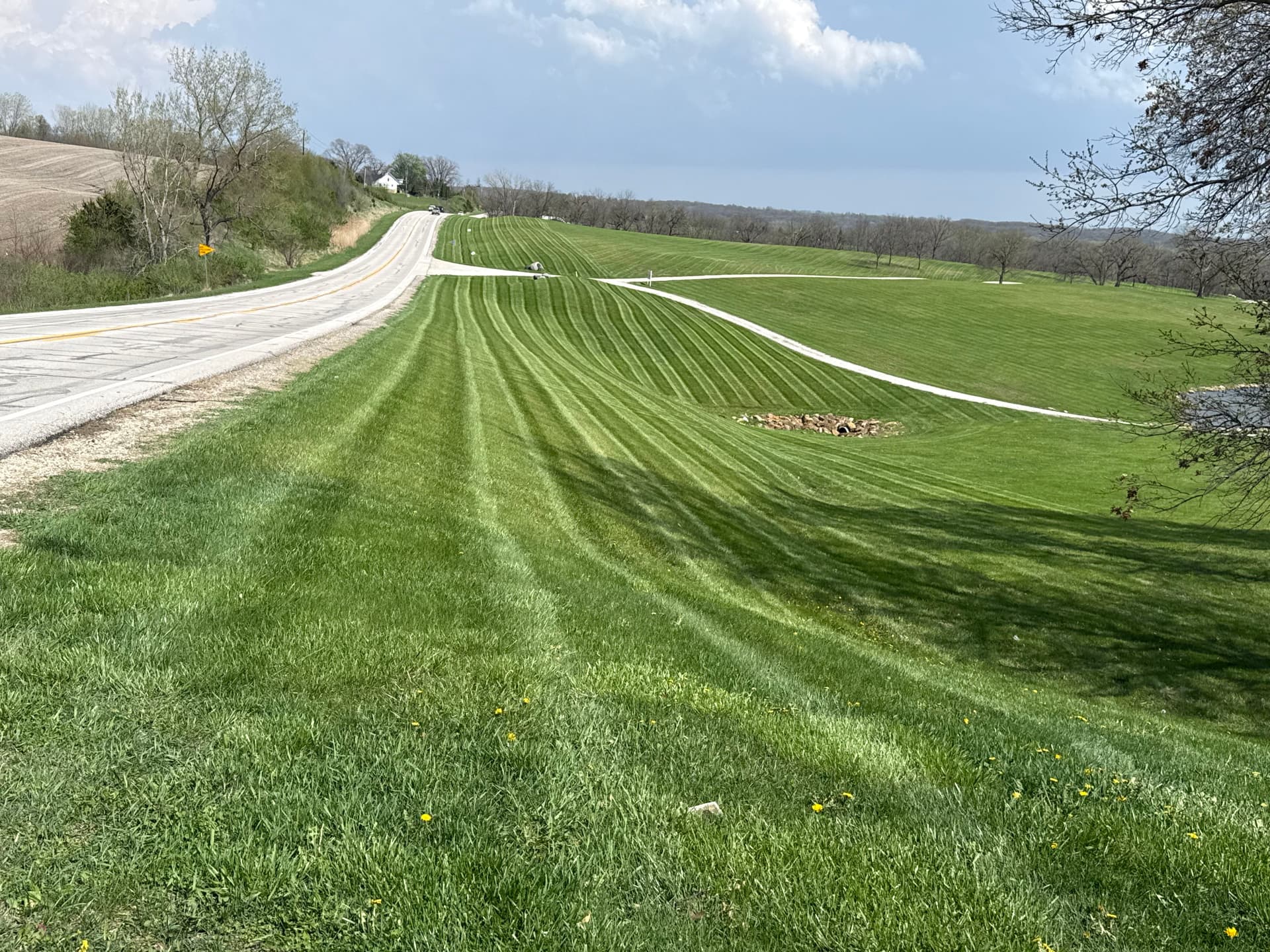 Gallery photos for Weekly Lawn Mowing on a 35-Acre Lot in Norwalk Iowa: Image #3