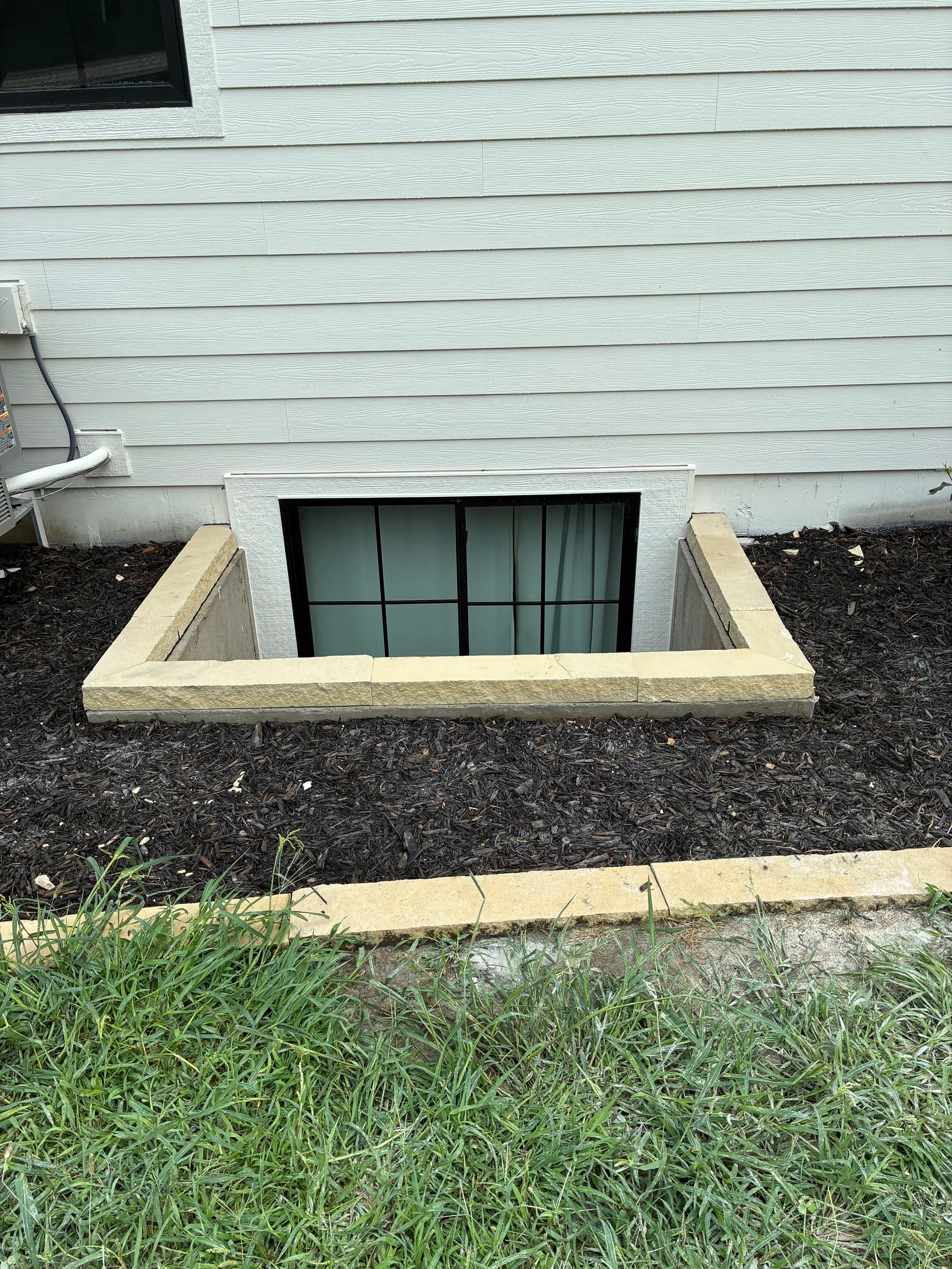 Gallery photos for Egress Window Well Capping That Actually Looks Good: Image #3