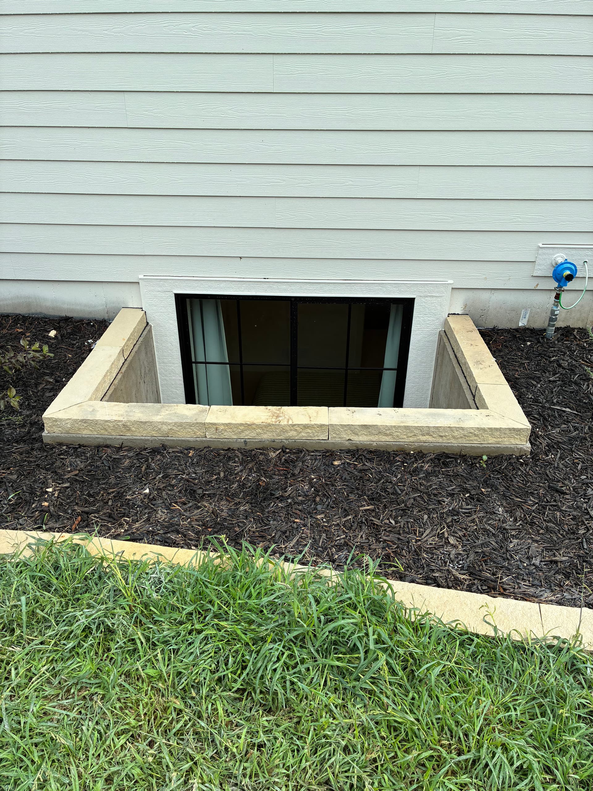 Gallery photos for Egress Window Well Capping That Actually Looks Good: Image #4
