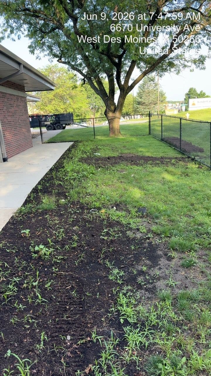 Gallery photos for Sod Installation and French Drain Cleanup in West Des Moines: Image #6