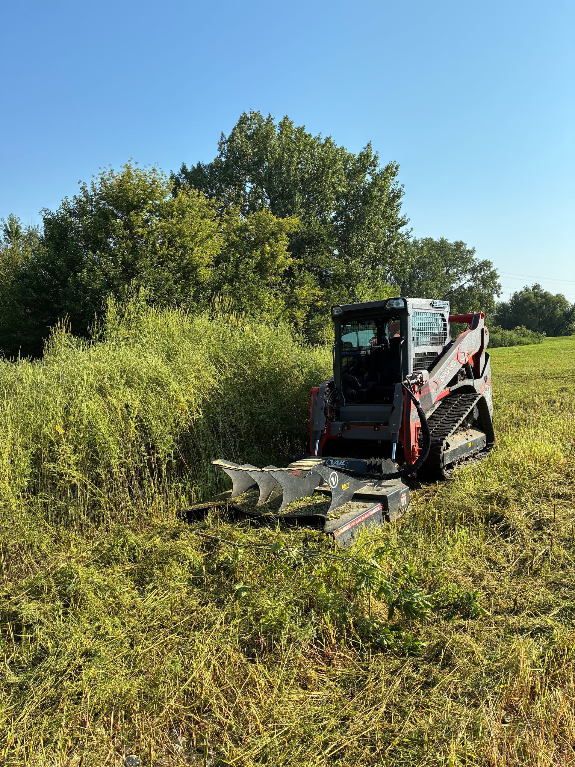 Gallery photos for Land Clearing in Grimes Tackling Overgrown Tall Grass: Image #1