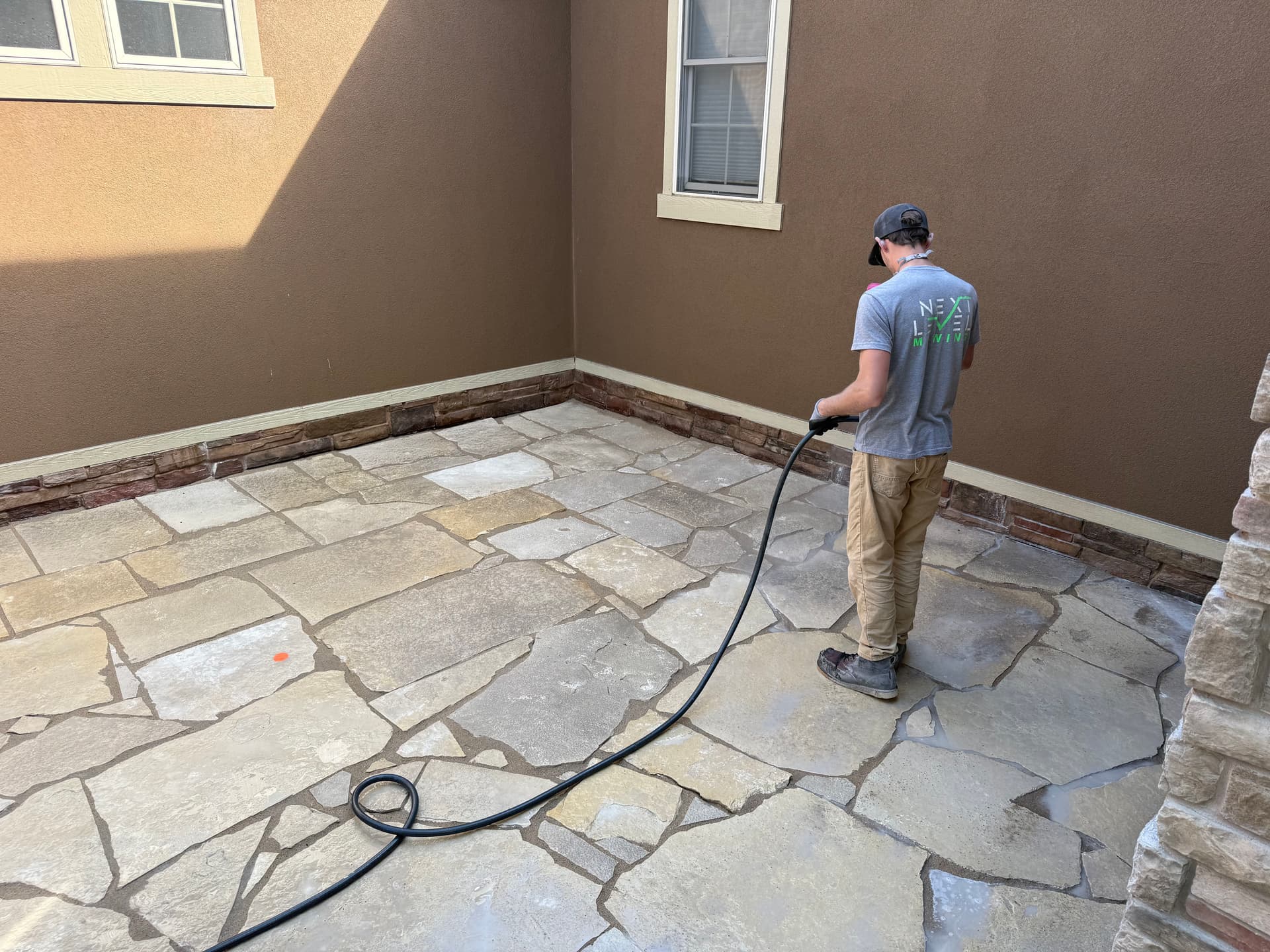 Gallery photos for A Challenging Flagstone Patio Build That Came Together: Image #2
