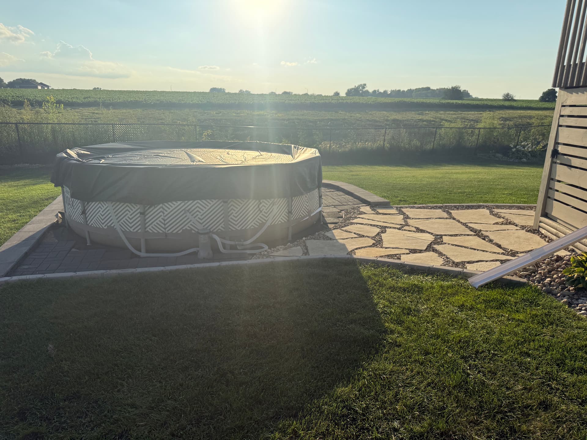 Gallery photos for Above-Ground Pool Pad Done Right in Bondurant: Image #2