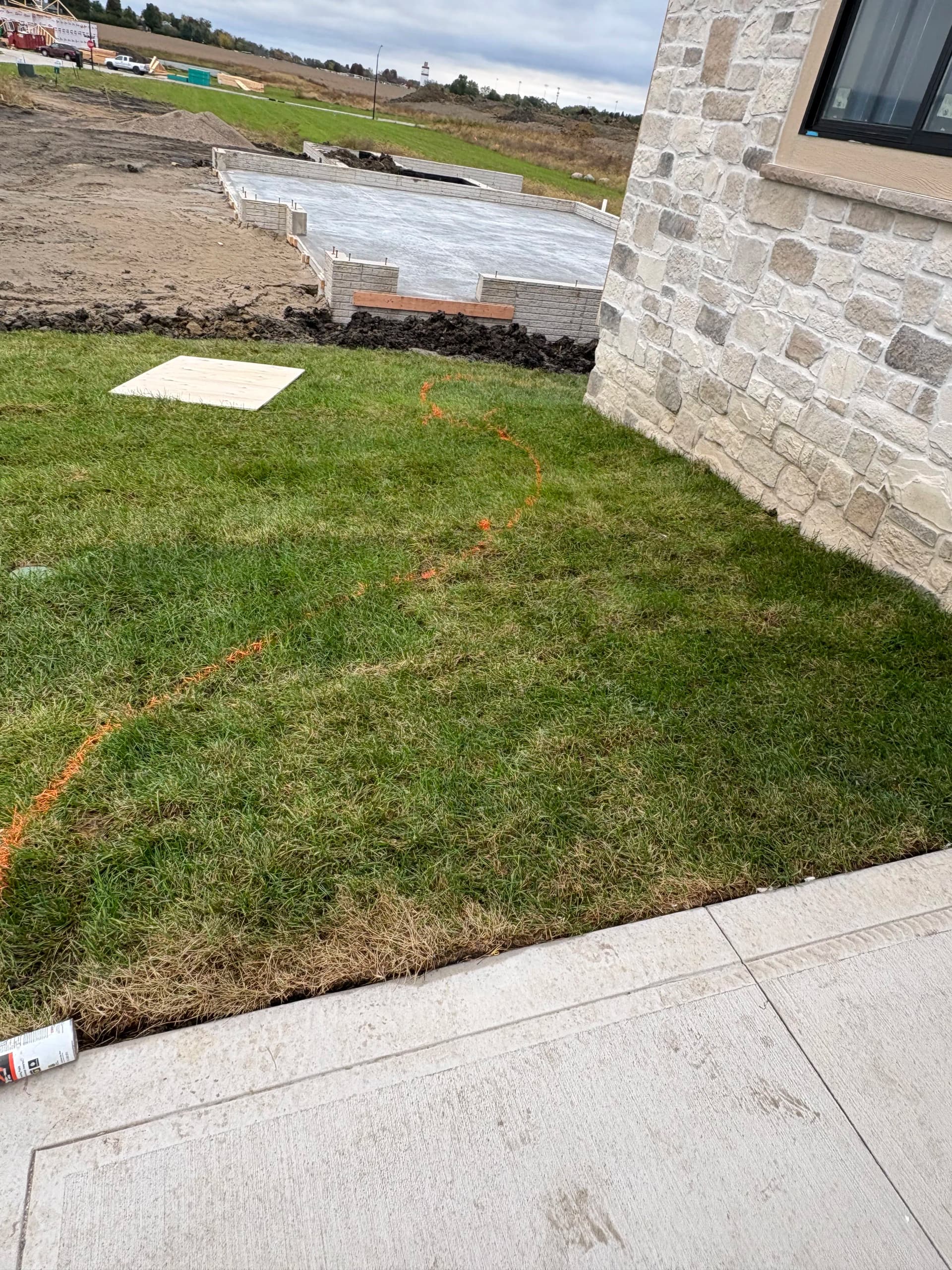 Front Entry Landscape Bed Installation in Grimes image