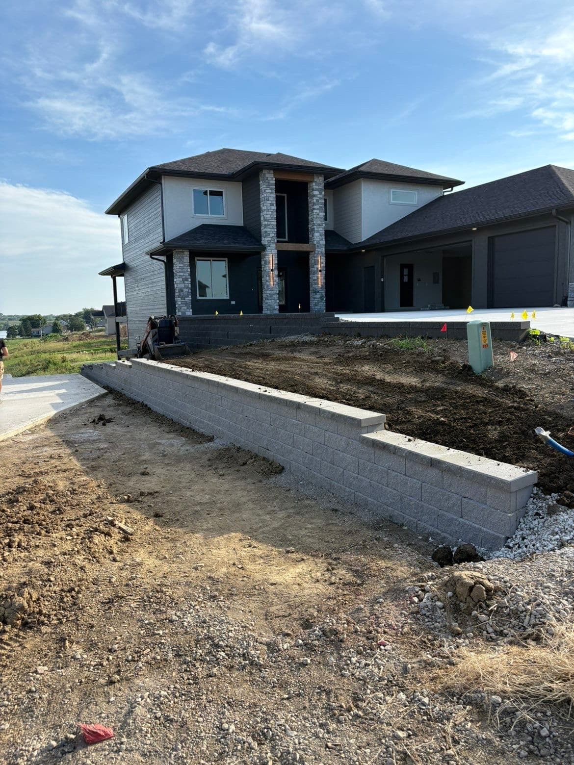 Iowa Home Show Retaining Wall Build Done Right image