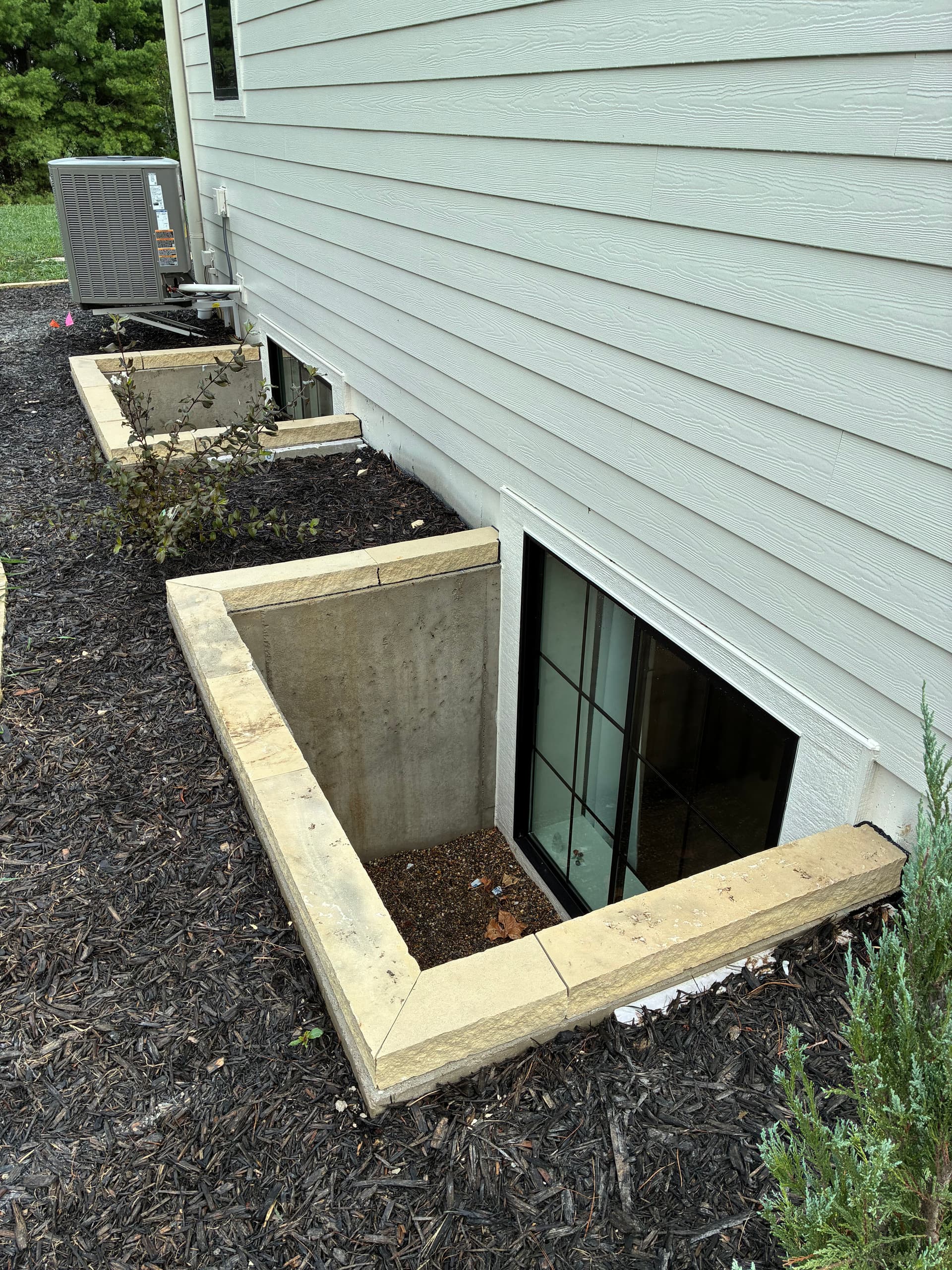 Gallery photos for Egress Window Well Capping That Actually Looks Good: Image #1