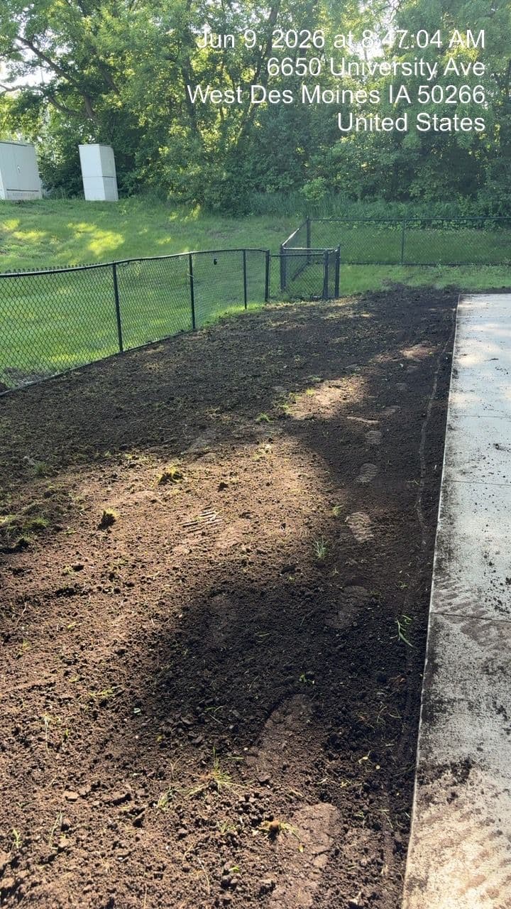 Gallery photos for Sod Installation and French Drain Cleanup in West Des Moines: Image #2